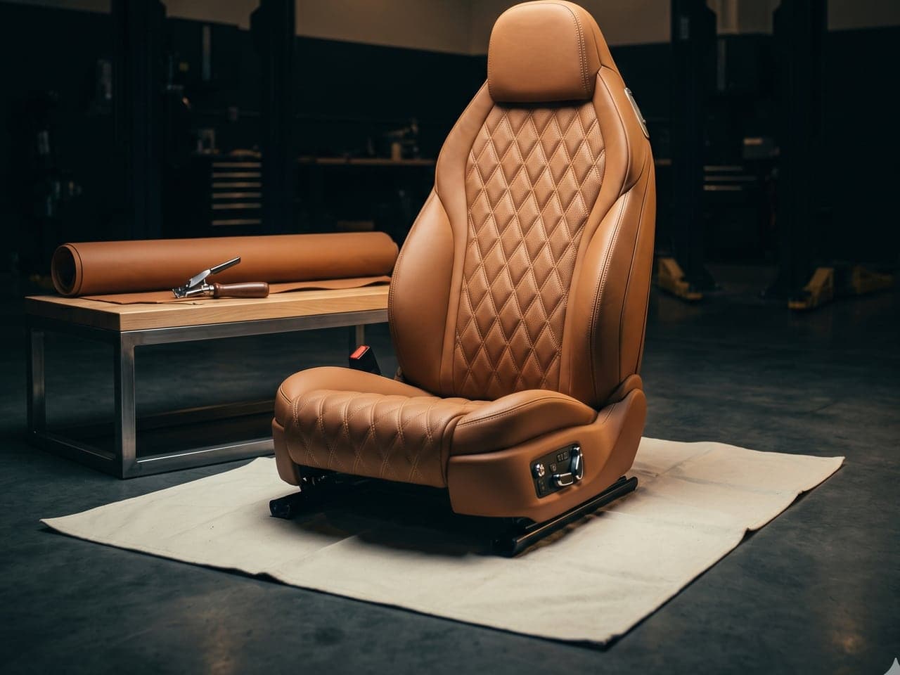Leather install